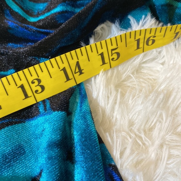 VENUS DRESS BLUE GREEN BLACK BODYCON LONG SLEEVED COCKTAIL DRESS V NECK … - Picture 11 of 13